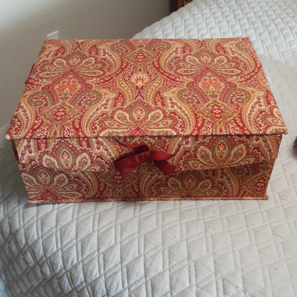 Storage box and 10 hangers - Picture 2 of 3